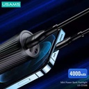 USAMS US-CD166 Mini Power Bank Rechargeable LED Flashlight 4000mAh (4KCD 16601)