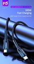 USAMS US-SJ402 U42 Type-C To Type-C 100W ZINC Alloy PD Fast Charging& Data Cable 1.2m(SJ402USB01)