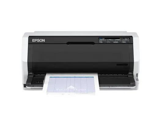 [C11CJ82402-NO-RCD] Epson LQ-690II 24-Pin Dot Matrix Printer C11CJ82402 – Heavy Duty Industrial Grade High Speed Impact Printer for Continuous Forms, Invoices, POS Systems, and Office Applications