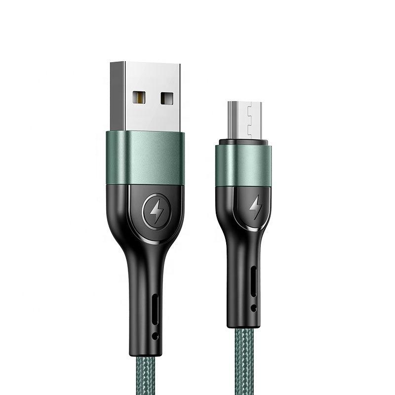 USAMS US-SJ449 U55 Type-C Aluminum Alloy Braided Charging & Data Cable(SJ449ZJ01)