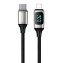 USAMS US-SJ545 Type-C To Lighting Digital Display 1.2m PD 20W Fast charging Data Cable (SJ545USB01)