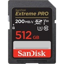 SanDisk 512GB Extreme Pro UHS-I MicroSDXC 200MB/s – Fast Memory Card for Cameras & Phones(SANDEXTPRO512GB200MBS)