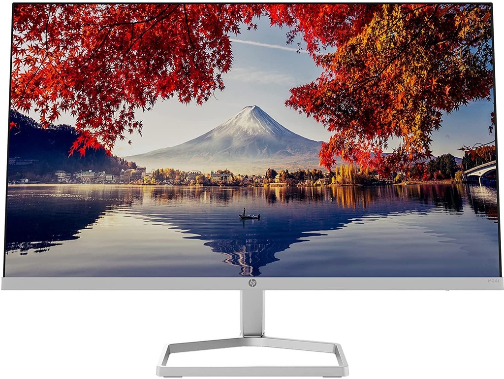 HP M24f 23.8" Inch FHD Eye Safe Certified IPS 3-Sided Micro-Edge LED Monitor, AMD Free Sync with 1xVGA, 1xHDMI 1.4 Ports - 2E2Y4AA