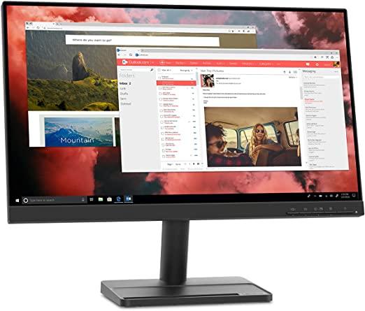 Lenovo L22i Monitor (66CAKAC1UK) - 21.5" Inch Display, IPS, VGA + HDMI Ports