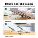 UGREEN LP451 Foldable Adjustable Laptop Stand UG-40289 – Portable Ergonomic Laptop Holder for Desk, Home & Office Use