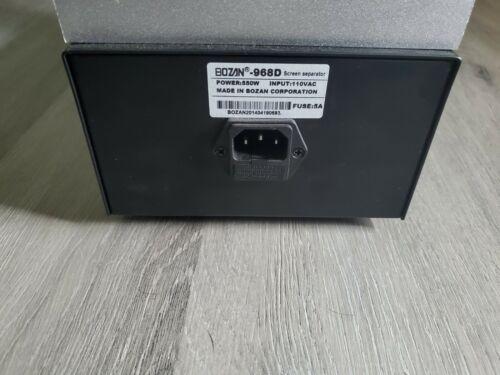 Bozan - 968D Screen Separator Machine