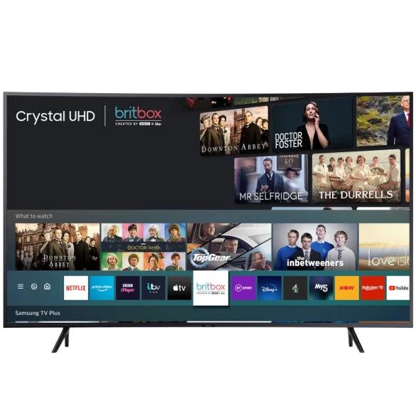 Samsung 55TU8300 55 Inch Curved Smart TV - UHD 4K Crystal HDR TV With 20W Sound Output