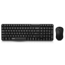 Rapoo Wireless Optical Mouse & Keyboard, Black - X1810