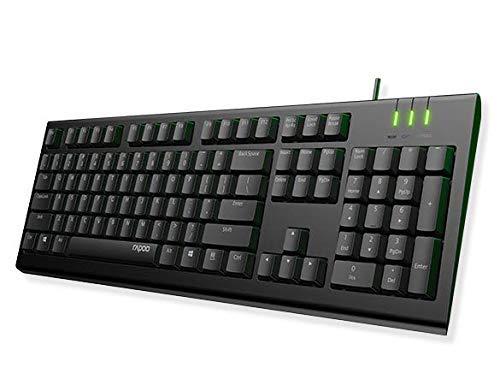Rapoo Spill Resistance Wired USB Keyboard - NK1800