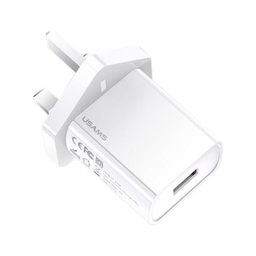 USAMS US-CC116 T18 2.1A Single USB Port Travel Charger Power Adapter (CC116TC01)