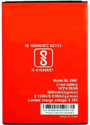 Itel A55, S15 Smartphone Replacement Battery (BL-29BI)