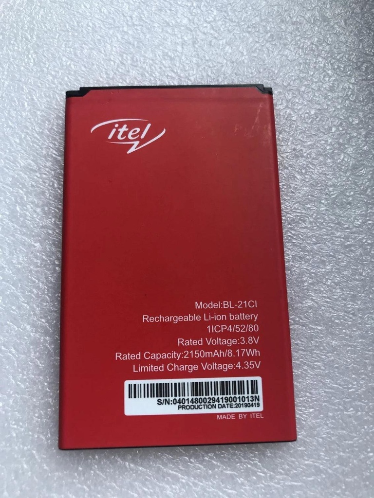 Itel A33 Smartphone Replacement Battery (BL-21CI)