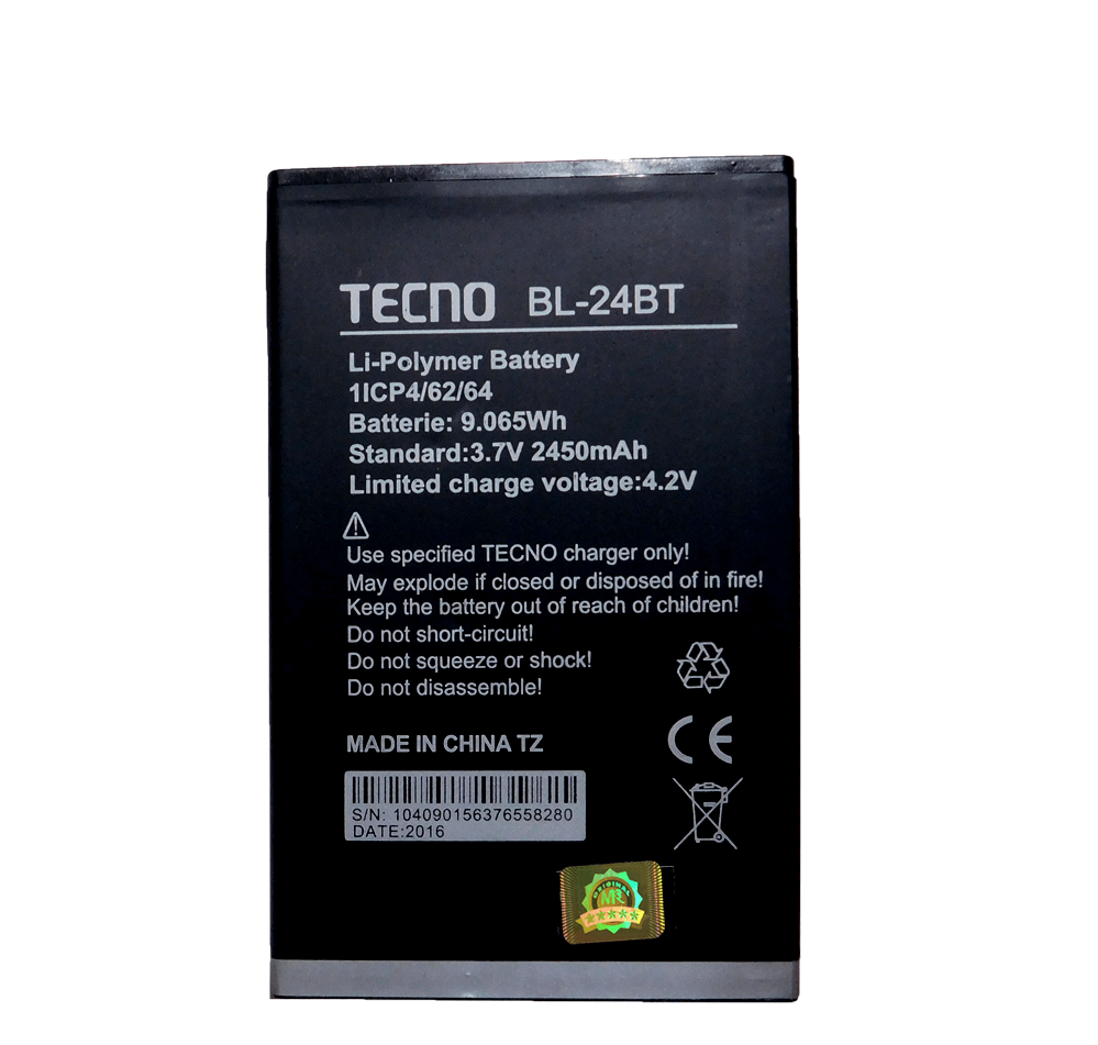 Tecno D9 Replacement Battery (BL-24BT)