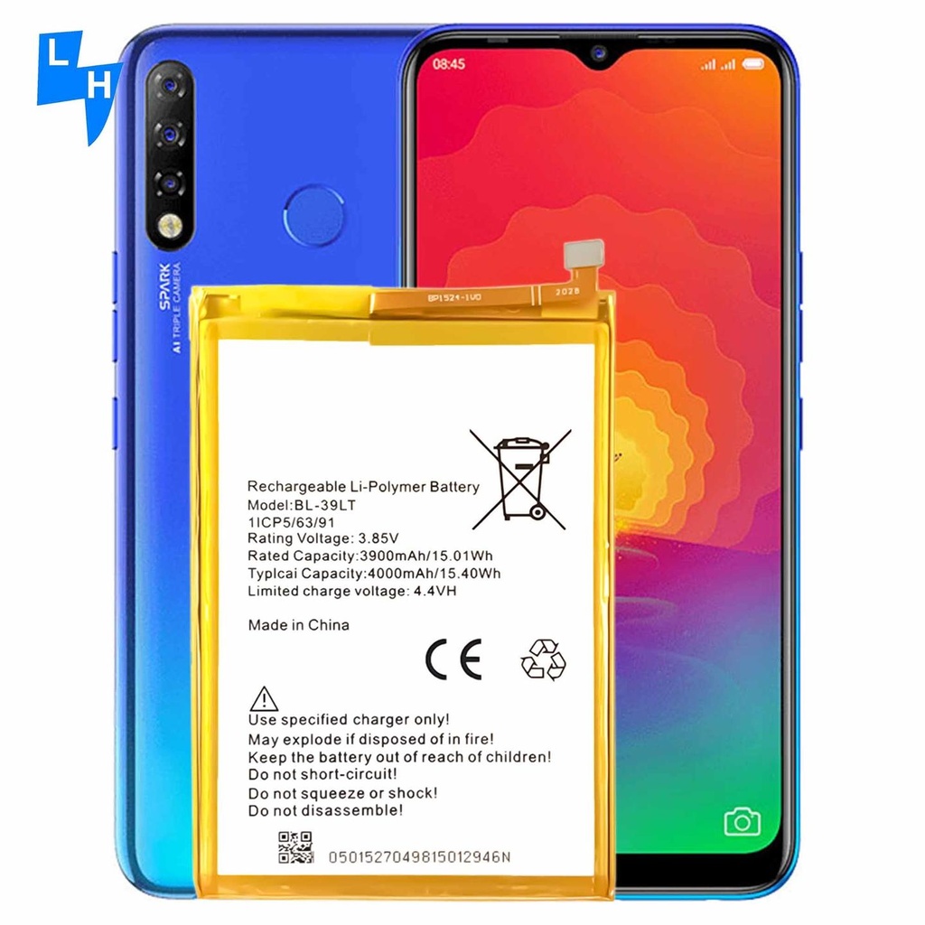 Tecno Camon 12 Air Smartphone Replacement Battery (BL-39LT)