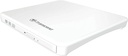 Transend External Portable DVD Writer  Slim USB2.0 White (TS8XDVDS-W)