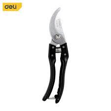 Deli EDL580200 8" 205mm Light Pruning Shears – Heavy Duty Professional Stainless Steel Garden Shears with Durable Metal Frame for Landscaping, Horticulture, and Home Use