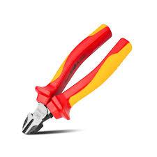Deli EDL512206 6" 160mm Insulated Labor-Saving Diagonal Cutting Pliers – Heavy Duty Professional Electrical Cutting Tool for Workshop, Installation, and Maintenance Applications