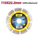 Deli EDH-SQP115-E2 115x22.2mm Dry Diamond Disc – Professional Cutting Blade for Concrete, Stone, and Masonry Applications