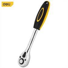Deli EDL2522 1/2" 72T Ratchet Wrench – Heavy Duty Professional Tool for Workshop, Automotive, and Mechanical Applications