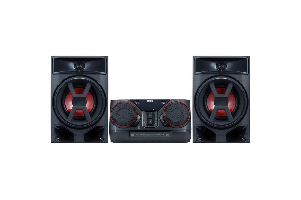 LG XBOOM (CK43) 300W 2CH Sound System With FM Radio, Multiple Bluetooth