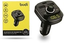 Budi Car Bluetooth FM Transmitter - Support TF Card playing , Stable Connection