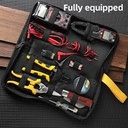 Deli EDL-C1007E-Z 7 Pcs Electrician Tool Set – Professional Electrical Kit with Multimeter, Clamp Meter, and Essential Tools for Workshop, Installation, and Maintenance Applications