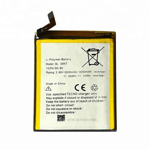 Tecno Boom J8 (BL-30KT)  Replacement Battery