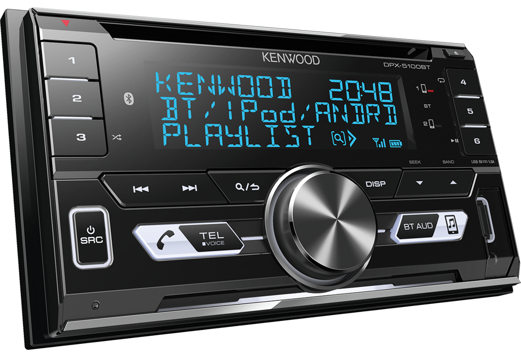 Kenwood DPX5100BT 2-Din Media Receiver With Built In Bluetooth