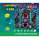 SonyDigital SD3180BT 3.1CH 40000W Subwoofer System