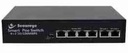 Secureye 4-Port Fast Ethernet PoE Switch + 2FE Uplink – Network Switch (S-4FE-2UE-LD-AI-VLAN)