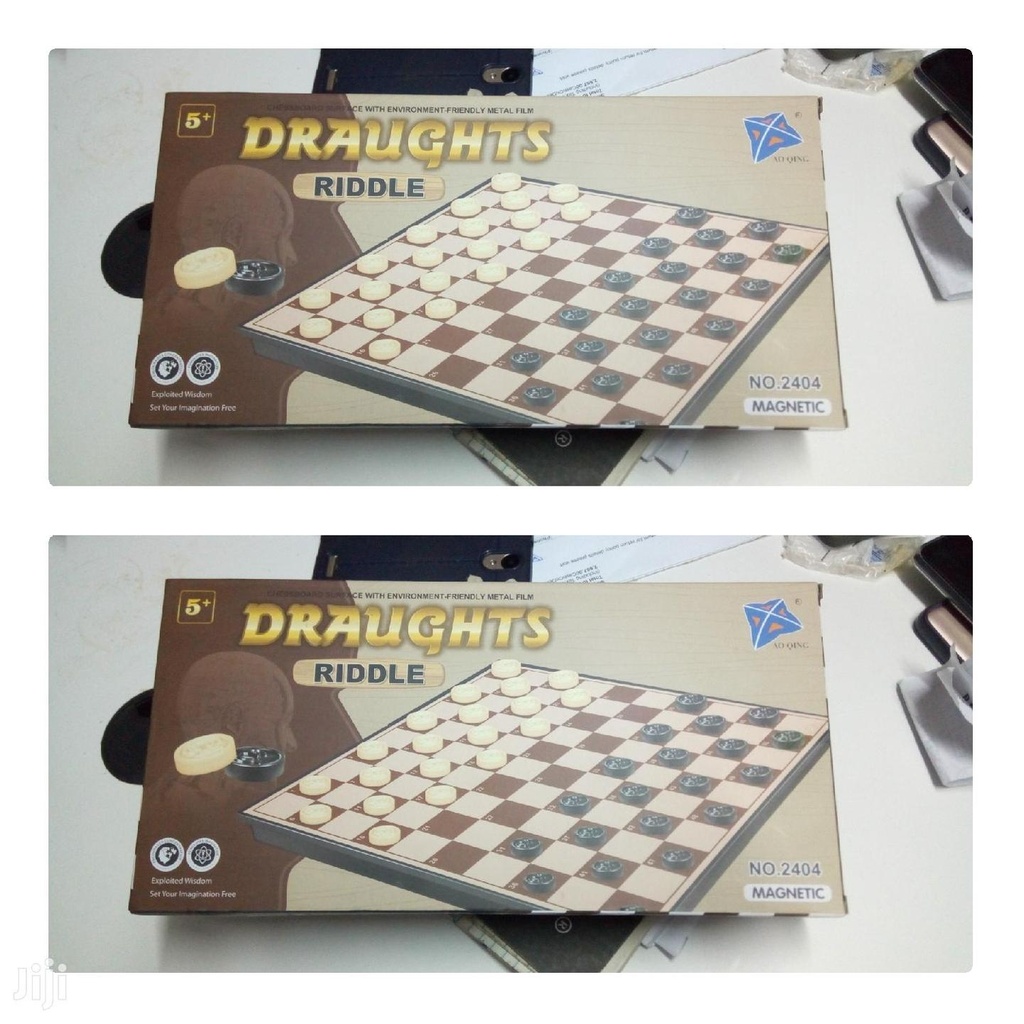DRAUGHT BOARD RIDDLE GAMES