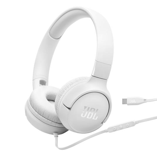 JBL TUNE 520C USB-C Wired Headphones – Professional Heavy Duty Digital Audio Headset for Office, Mobile, Travel, and Industrial Use