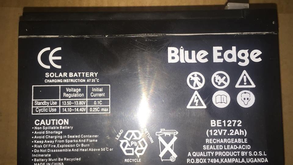 Blue Edge 12V/7.2Ah Sealed Maintenance Free Battery.
