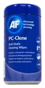 Fellowes Cleaning AF PC Clene (PCC025P) -  Anti-Static Cleaning Wipes for Computers and Electronics, Pack of 100