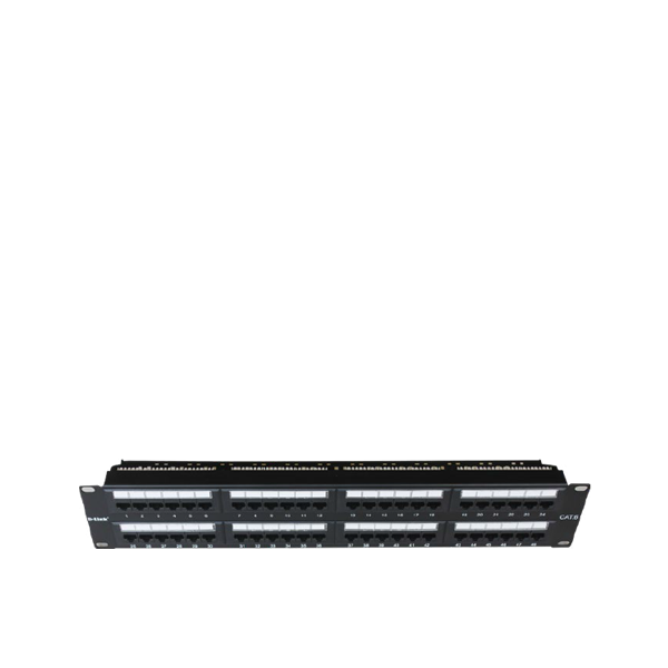 D-Link CAT5E UTP 24PORT Fully Loaded Patch Panel (NPP-5E1BLK481)