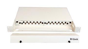 D-Link LIU 24 Port Rack Mount Patch Panel loaded with 12 Duplex SC Multimode (NLU-FMDLSCR-24)