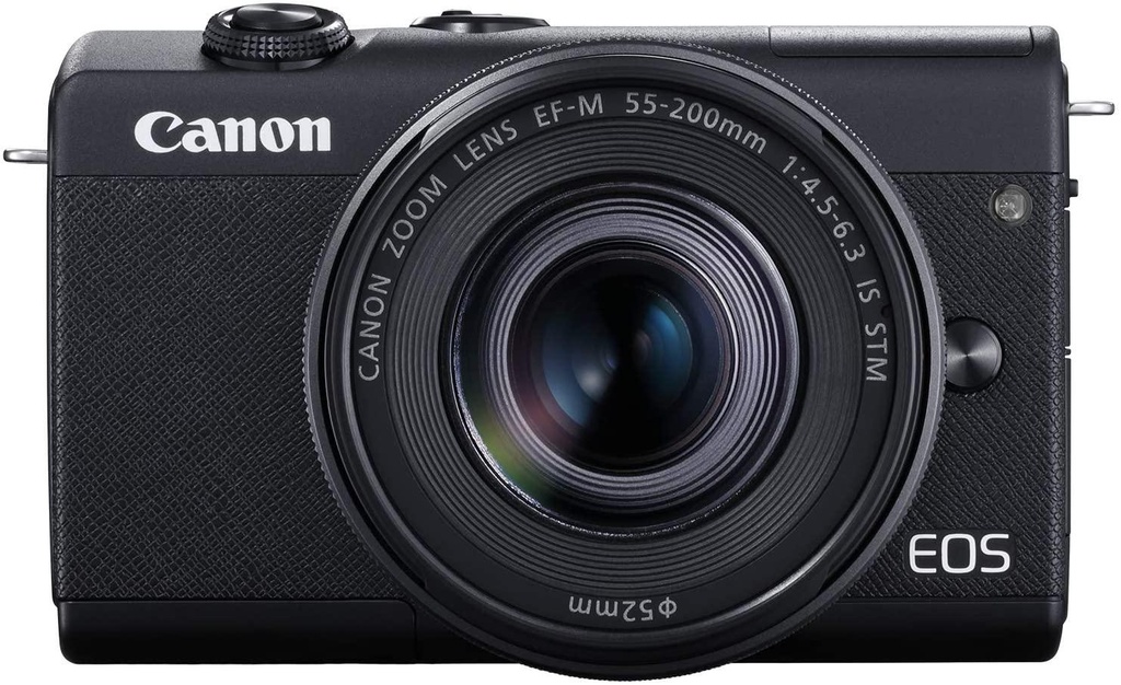 Canon EOS M200 Compact Mirrorless Digital Vlogging Camera with EF-M 15-45mm lens, Vertical 4K Video Support, 3.0-inch Touch Panel LCD, Built-in Wi-Fi, and Bluetooth Technology, Black