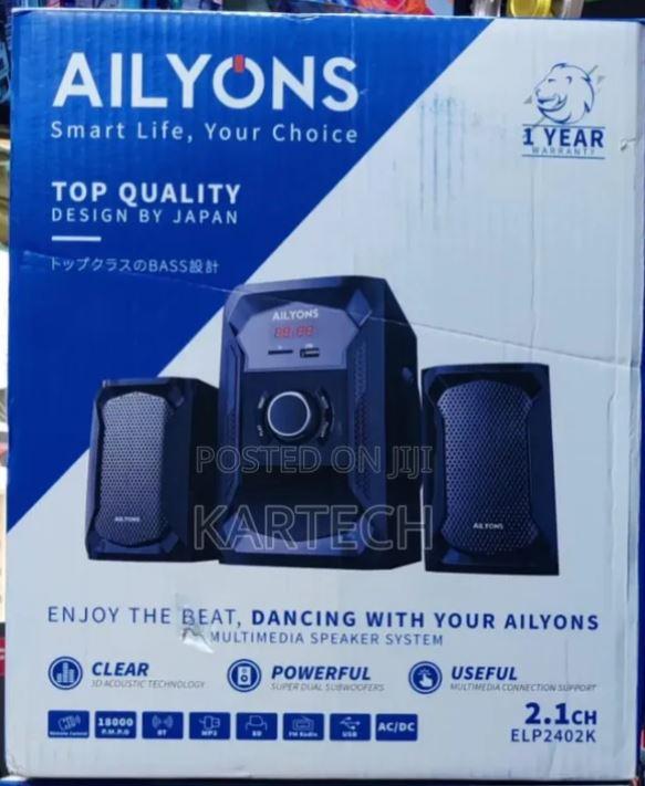 [ELP2402K-PG-ME] Ailyons ELP2402K 2.1CH Woofer Home Theater System – Powerful Bass Speaker