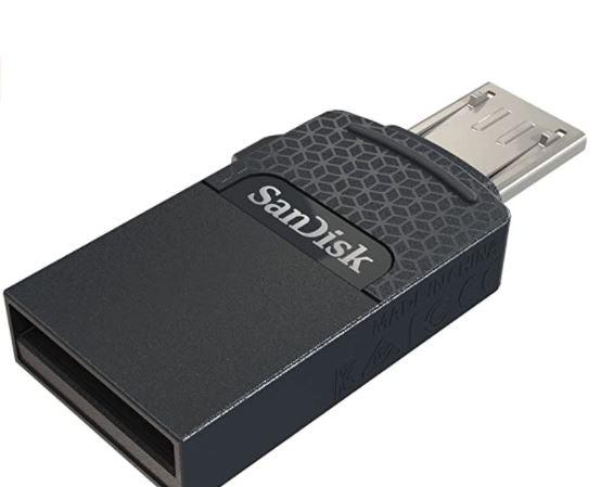 SanDisk OTG DUAL DRIVE 2.0 64GB  (SDDD1-064G-G35)