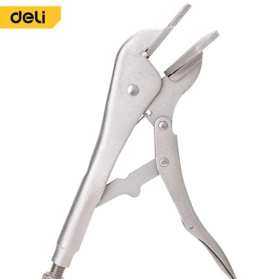 Deli EDL20016 Sheet Metal Locking Plier – Heavy Duty Industrial Locking Pliers for Sheet Metal Clamping, Welding, Fabrication, Automotive, and Professional Workshop Applications
