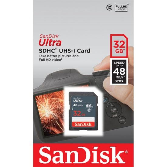 SanDisk Ultra SDHC 32GB 48MB/s Class 10 UHS-I (SDSDUNB-032G-GN3IN)