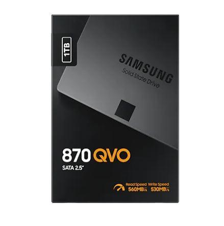 Samsung 870 QVO 2.5” Sata Internal SSD 1TB (MZ-77Q1T0BW)