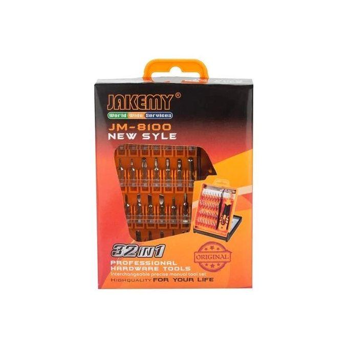 Jakemy JM-8100 , 32 in 1 Screwdriver  Tools for Phone & Laptop Repair