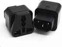 Generic Universal IEC C14 Male To C7 Female Converter