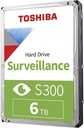 Toshiba S300 6TB Surveillance 3.5” Internal Hard Drive (HDETV13ZSA51)