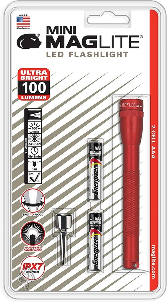 Maglite Mini LED 2-Cell AAA Flashlight (SP32036)