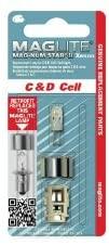 Maglite D Replacement Bulb Xenon Bulb for 2-Cell ‎(LMXA201)