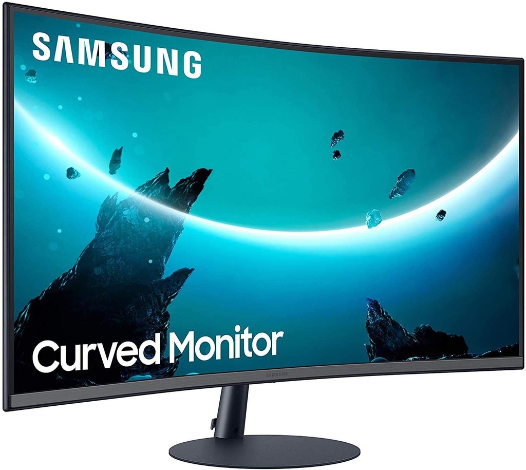 Samsung T55 27 inch FHD 1000R 75Hz Curved Gaming Monitor (LC27T550FDMXUE)