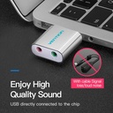 Vention USB External Sound Card (VEN-VAB-S17-B)
