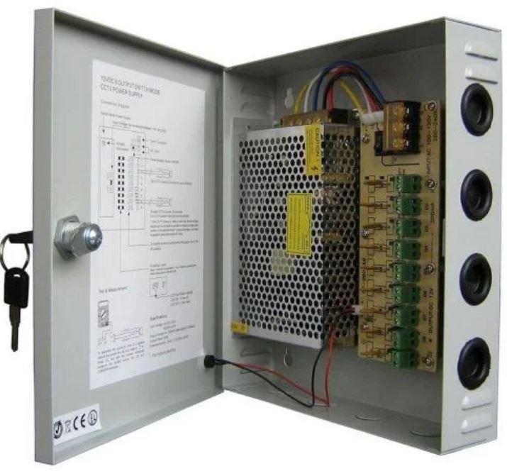 Hawk 20A CCTV Power Supply Unit (PSU) – Stable 12V DC Power Box for Security Cameras